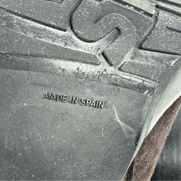 Stuart Weitzman Heeled Bootie 9.5 Brown Suede Ankle Boot Womens - Picture 8 of 10